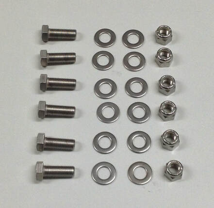 Triton Engine Plate Studs+Bolts Nuts and Washers Stainless Norton Triumph
