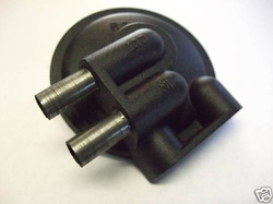 Norton spin on oil filter mounting head for cafe racer oil tank