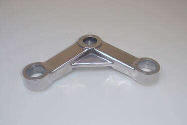 Norton Manx Alloy Drop Head Top Yoke for Triton and Norton Cafe Racers