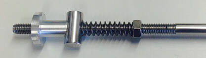 Norton stainless steel Manx brake rod assembly for cafe racers