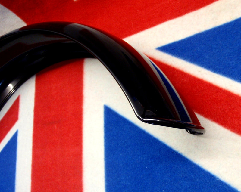 Norton & Triton cafe racer black ally front mudguard