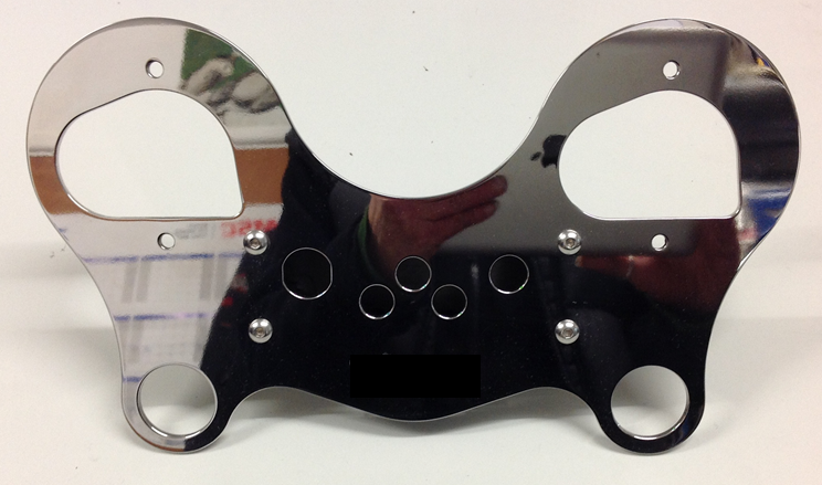 Twin clock carriers for Norton cafe racers
