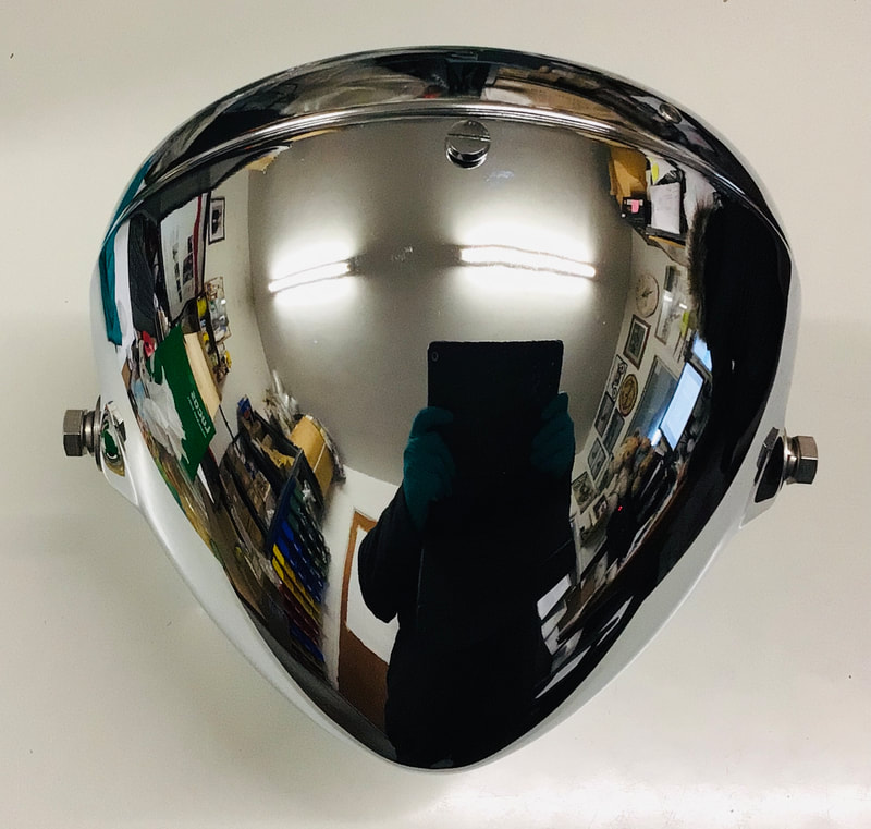 Norton & Triton cafe racer Chrome 12 Volt Lucas Headlamp.