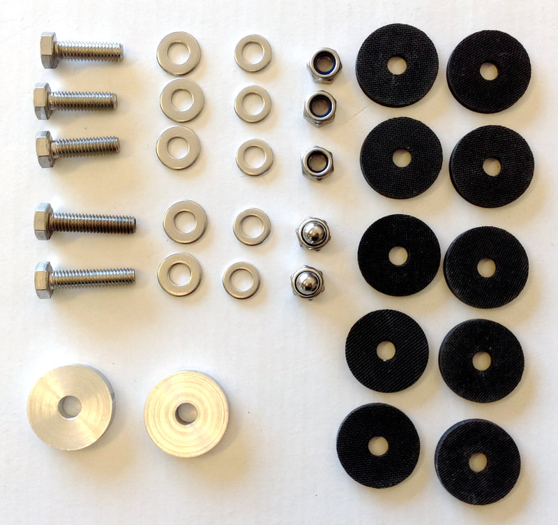 Norton and Triton cafe racer rear mudguard mounting kit