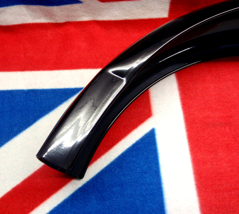 Norton & Triton cafe racer black alloy rear mudguard