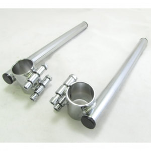 Norton cafe racer chrome plated clip on handlebars